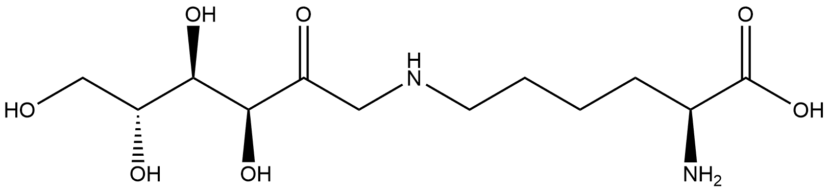 fructosyl-lysine Structure