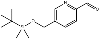 5-(((叔丁基二甲基甲硅烷基)氧基)甲基)吡啶甲醛, 212914-72-2, 结构式