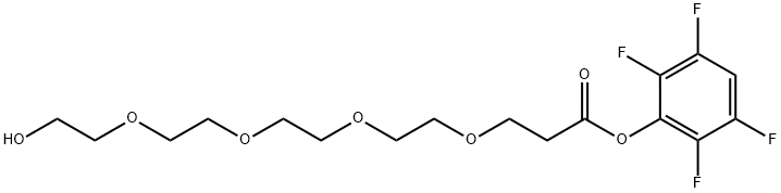 羟基-四聚乙二醇-四氟苯酚酯, 2130036-53-0, 结构式