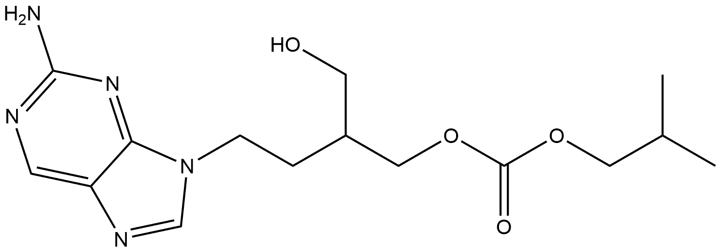 Famciclovir Impurity 76 Struktur