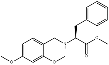 L-Phenylalanine, N-[(2,4-dimethoxyphenyl)methyl]-, methyl ester Structure