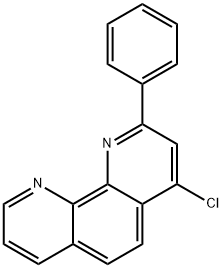 1,10-Phenanthroline, 4-chloro-2-phenyl- Structure