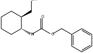 Carbamic acid, [(1R,2R)-2-(hydroxymethyl)cyclohexyl]-, phenylmethyl ester (9CI) Structure
