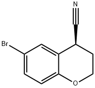 2H-1-Benzopyran-4-carbonitrile, 6-bromo-3,4-dihydro-, (4S)-,2137065-68-8,结构式