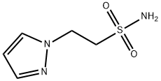 2-(1H-pyrazol-1-yl)ethane-1-sulfonamide 结构式