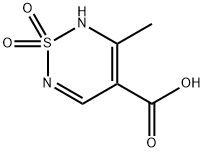 5-methyl-1,1-dioxo-2H-1lambda6,2,6-thiadiazine-4-carboxylic acid 结构式