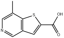 7-methylthieno[3,2-c]pyridine-2-carboxylic acid Structure