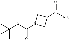 3-(氨基亚磺酰基)氮杂环丁烷-1-羧酸叔丁酯,2137672-35-4,结构式