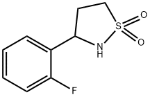 Isothiazolidine, 3-(2-fluorophenyl)-, 1,1-dioxide Structure