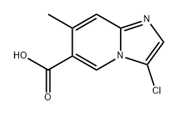 3-chloro-7-methylimidazo[1,2-a]pyridine-6-carboxylic acid,2138017-73-7,结构式