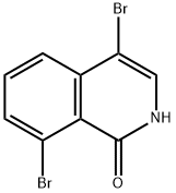 4,8-dibromo-1,2-dihydroisoquinolin-1-one 结构式