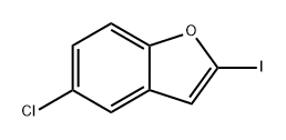 Benzofuran, 5-chloro-2-iodo- Structure