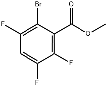 苯甲酸,2-溴-3,5,6-三氟-甲酯 结构式