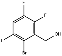 2-溴-3,5,6-三氟-苯甲醇, 2138465-20-8, 结构式