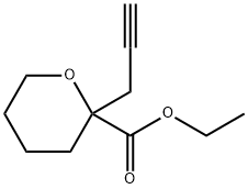 ethyl 2-(prop-2-yn-1-yl)oxane-2-carboxylate Structure