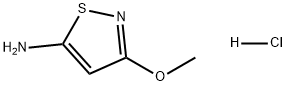 5-Isothiazolamine, 3-methoxy-, hydrochloride (1:1) Structure