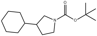 1-BOC-3-环己基吡咯烷,2140365-17-7,结构式
