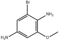 1,4-Benzenediamine, 2-bromo-6-methoxy- Struktur