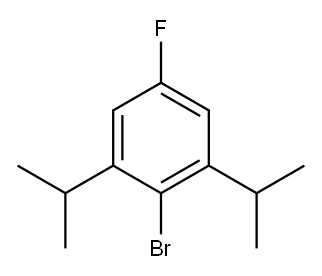 2-溴-5-氟-1,3-二异丙基苯,2143028-33-3,结构式