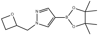 1-[(oxetan-2-yl)methyl]-4-(tetramethyl-1,3,2-dioxaborolan-2-yl)-1H-pyrazole,2147716-00-3,结构式