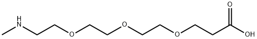 4,7,10-Trioxa-13-azatetradecanoic acid Struktur