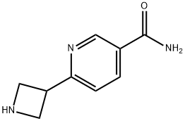 3-Pyridinecarboxamide, 6-(3-azetidinyl)-,2151338-51-9,结构式