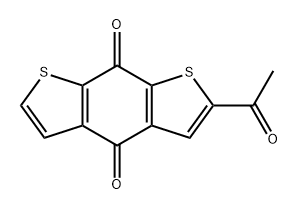 Benzo[1,2-b:5,4-b']dithiophene-4,8-dione, 2-acetyl- (9CI) Structure