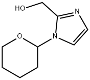 (1-(四氢-2H-吡喃-2-基)-1H-咪唑-2-基)甲醇, 2158677-73-5, 结构式