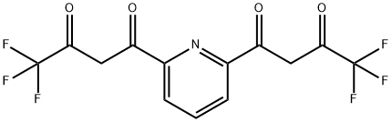 1,1'-(吡啶-2,6-二基)双(4,4,4-三氟丁-1,3-二酮),216299-25-1,结构式