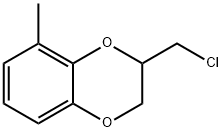 1,4-Benzodioxin, 2-(chloromethyl)-2,3-dihydro-8-methyl- Structure