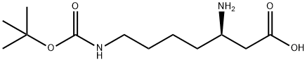 D-β-HoLys(Boc)-OH Struktur