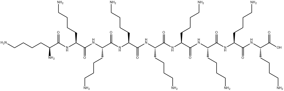 穿膜肽K9, 21657-52-3, 结构式