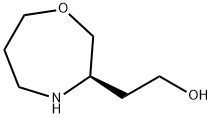 (3R)-Hexahydro-1,4-oxazepine-3-ethanol Struktur