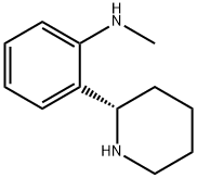 Benzenamine,N-methyl-2-(2S)-2-piperidinyl- Structure