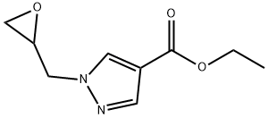 ethyl 1-[(oxiran-2-yl)methyl]-1h-pyrazole-4-carboxylate,2166577-70-2,结构式
