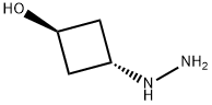 trans3-Hydrazino-cyclobutanol,2167041-28-1,结构式