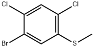 (5-Bromo-2,4-dichlorophenyl)(methyl)sulfane 结构式