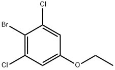 2-Bromo-1,3-dichloro-5-thoxybnzn,2168283-98-3,结构式