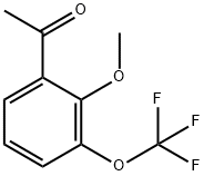 2'-Methoxy-3'-(trifluoromethoxy)acetophenone 结构式
