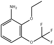 2-Ethoxy-3-(trifluoromethoxy)aniline Struktur