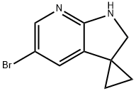 Spiro[cyclopropane-1,3'-[3H]pyrrolo[2,3-b]pyridine], 5'-bromo-1',2'-dihydro- Struktur