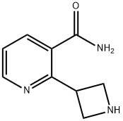 3-Pyridinecarboxamide, 2-(3-azetidinyl)- 结构式