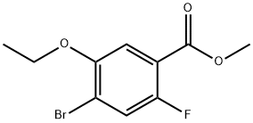 4-溴-5-乙氧基-2-氟苯甲酸甲酯, 2169281-36-9, 结构式
