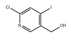 3-Pyridinemethanol, 6-chloro-4-iodo- Struktur