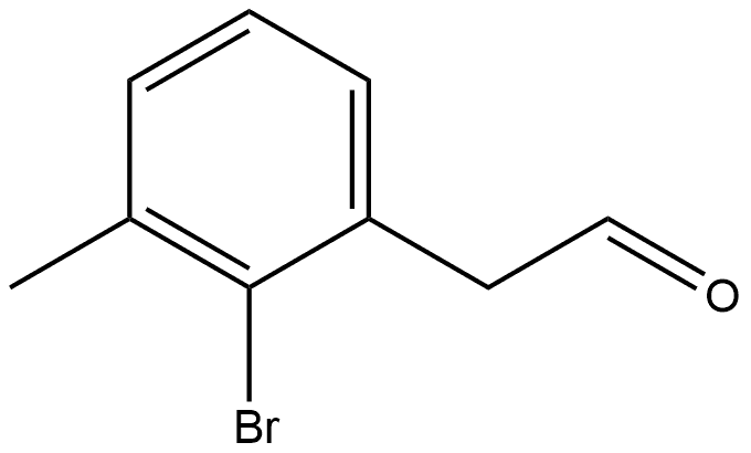 2-Bromo-3-methylbenzeneacetaldehyde 结构式