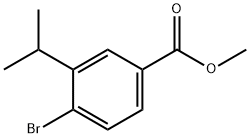 4-溴-3-异丙基苯甲酸甲酯,2169639-98-7,结构式