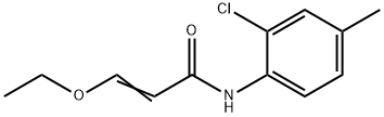 2-Propenamide, N-(2-chloro-4-methylphenyl)-3-ethoxy- Struktur