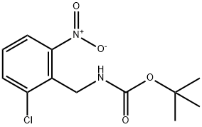 (2-Chloro-6-nitro-benzyl)-carbamic acid tert-butyl ester,2170207-49-3,结构式