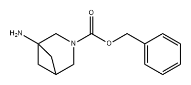 1-氨基-3-氮杂双环[3.1.1]庚烷-3-甲酸苄酯, 2170373-57-4, 结构式