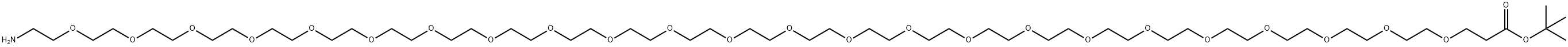 H2N-PEG24-CH2CH2COOtBu,2170987-96-7,结构式